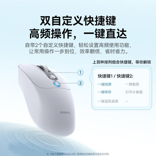 倍思 Editor EM2 人体工学无线鼠标 商品图6