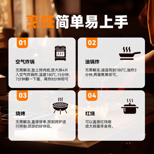 王友友 苏式蛋汁大排"200g*2包/份 （1包2片）" 商品图4