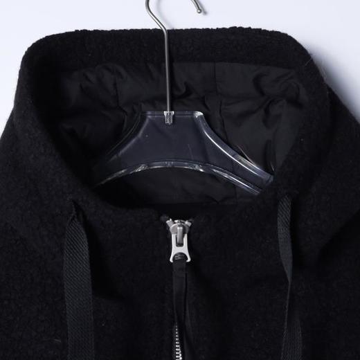 23768SDSA男士秋冬新款痞帅男装简约拼接拉链立领连帽鹅绒服假两件宽松 商品图1