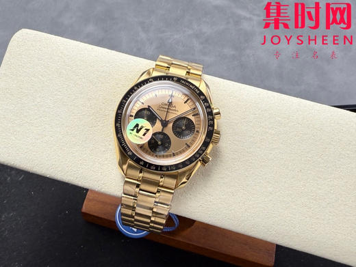 N1欧米茄超霸计时系列 超霸月球表 第四代超霸 金超霸 定制透底Cal.3861手动上链机械机芯 男士腕表 表径42mm 商品图4