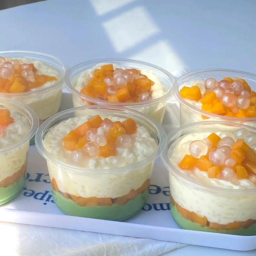 美名氏冷冻米布500g烘焙甜品奶茶店商用原料米布非即食 商品图6