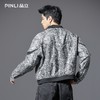 PINLI品立2025冬季新款男士棒球领贴布烫钻棉衣棉服夹克外套潮牌B253105016 商品缩略图2