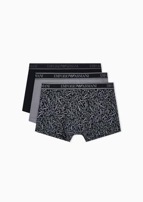 【贴身衣物不退不换】E ARMANI 内裤套装男  EM000370AF10779-MC198 .