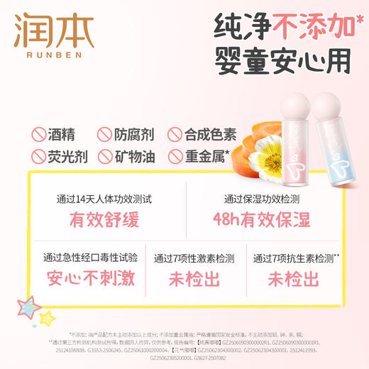 润本润本天然护唇精华油 护唇精华油唇蜜  保湿滋润防干裂 商品图8