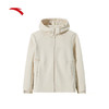 安踏（ANTA）连帽针织运动外套 女冬季新款加绒保暖开衫运动上衣162447717N 白茶色-3 商品缩略图0
