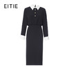 EITIE爱特爱精致通勤撞色翻领收腰包臀一步裙连衣裙2025秋季新款连衣裙C2507832 商品缩略图5