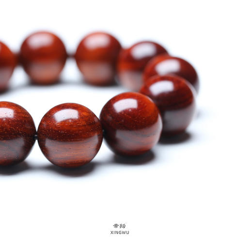 【青山特惠】2.0*12颗4星带金星小叶紫檀手串 t22 商品图3