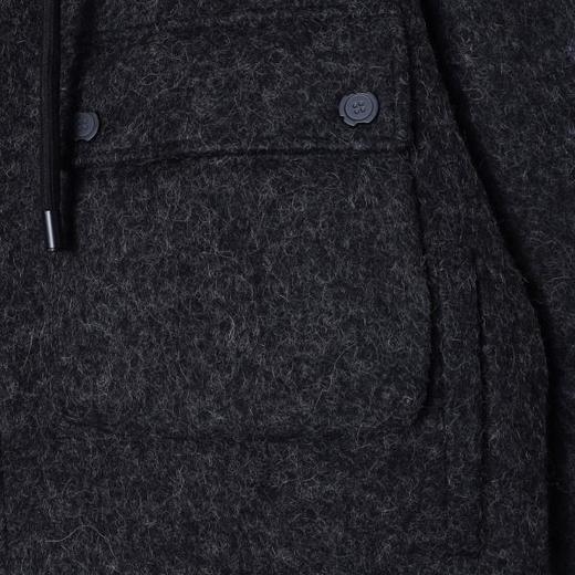 23797SDSA秋冬新款痞帅男装简约时尚拉链立领鹅绒服重工下摆松紧外套 商品图3