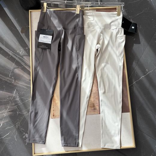 鸟家纯色高腰瑜伽运动裤 女款（蕾姐灰色S 米白色M参考） 商品图8