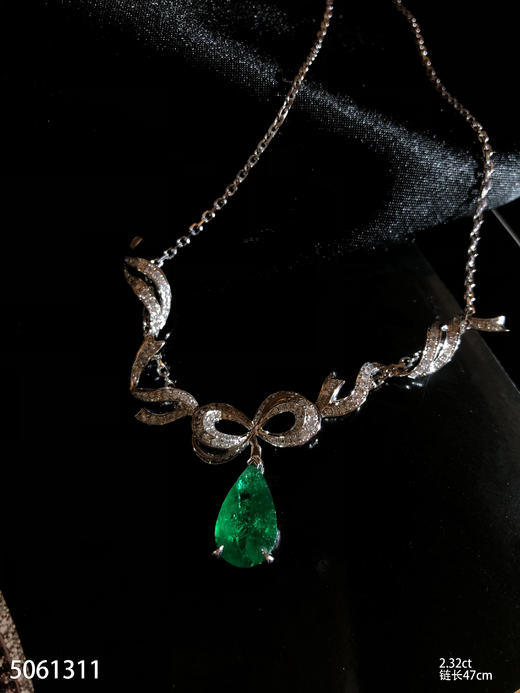 2.32ct祖母绿钻石套链，产自哥伦比亚【5061311】具体价格微信咨询 商品图4