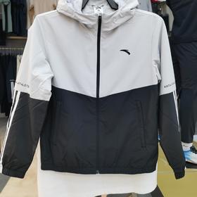【L/XL/4XL断码】安踏2024秋款新品户外运动男梭织运动风衣连帽防风外套152447626【库存有限，如无货将做退款，介意慎拍!】