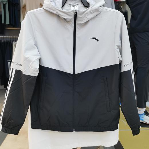 【L/XL/4XL断码】安踏2024秋款新品户外运动男梭织运动风衣连帽防风外套152447626【库存有限，如无货将做退款，介意慎拍!】 商品图0