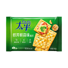 太平400g欧芹鲜蒜味梳打饼干
