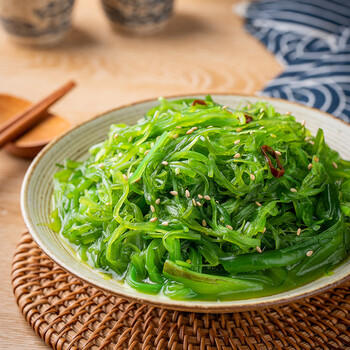 云山半海藻沙拉调味裙带菜200g 日式海藻丝海草丝即食下饭菜凉拌 /粮油调味 /调味品 /榨菜/酱腌菜 商品图5