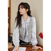 鹿向南「芋泥薯薯」灰色马甲背心女秋季新款叠穿修身短款外搭上衣 商品缩略图1