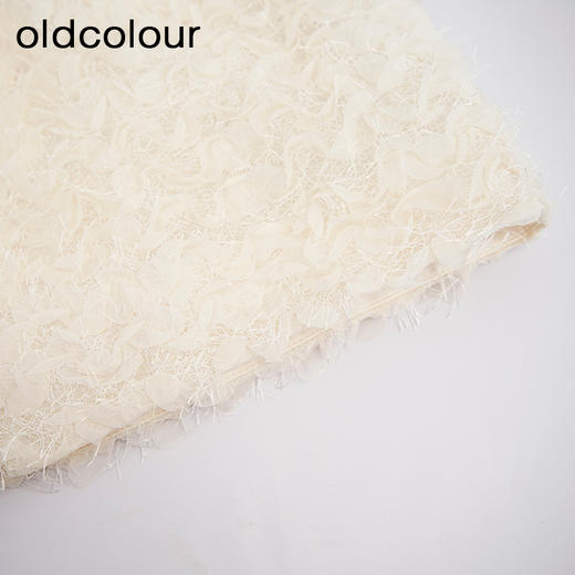 oldcolour欧珂商场同款时尚纯色圆领长袖短款外套女Q130402A1 商品图3