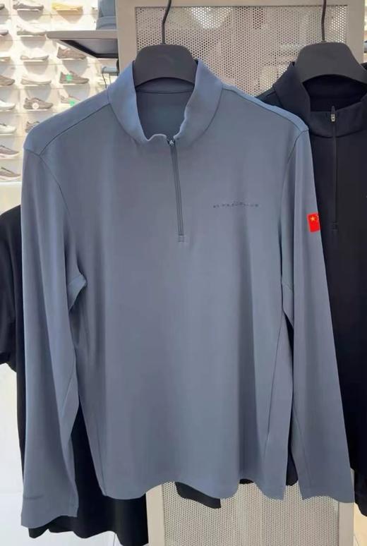 安踏冠军全天候系列2025年冬季新款男立领针织长袖T恤152540405 商品图0