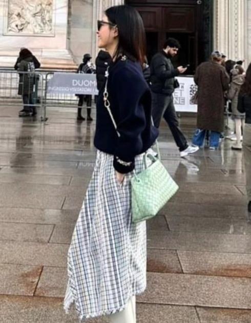 女款編織皮革手提肩背包 李英愛同款lv005 商品图3