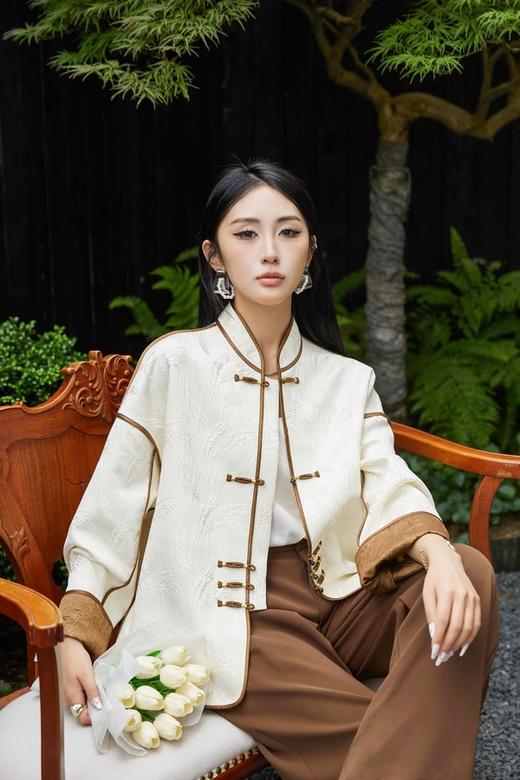 LNNNS 气质中国风盘扣肌理感外套 20822 商品图1