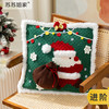 苏苏姐家圣诞记忆抱枕毯手工DIY编织钩针毯子牛奶棉毛线团材料包 商品缩略图0