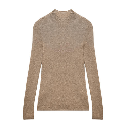 半高领抽条针织衫 | ESPRESSO衣尚 前中移针EAF603021S 商品图3