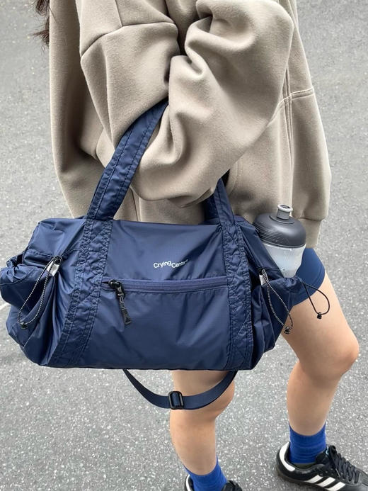 CryingCenter轻量户外耐磨尼龙休闲运动斜挎包手提托特包可收纳小 商品图5