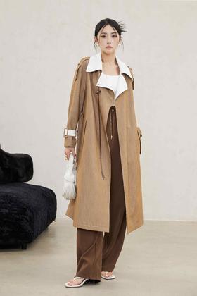 Le Malene 法式优雅宽松休闲长款大衣外套 20796