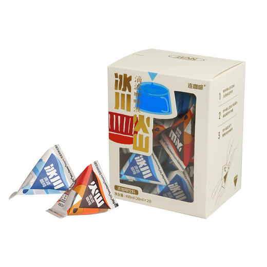 连咖啡滴滤咖啡液 冰川+火山组合装20ml*20颗 商品图5