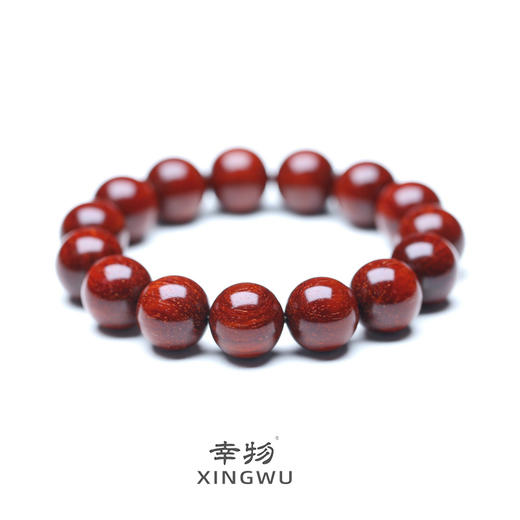 【青山特惠】1.5*15颗4.5星带金星小叶紫檀手串 t20 商品图0