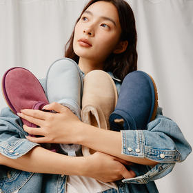 【梅花出品】帕奢利2025mini羊皮毛一体雪地靴多色可选 男女同款HZ0056P