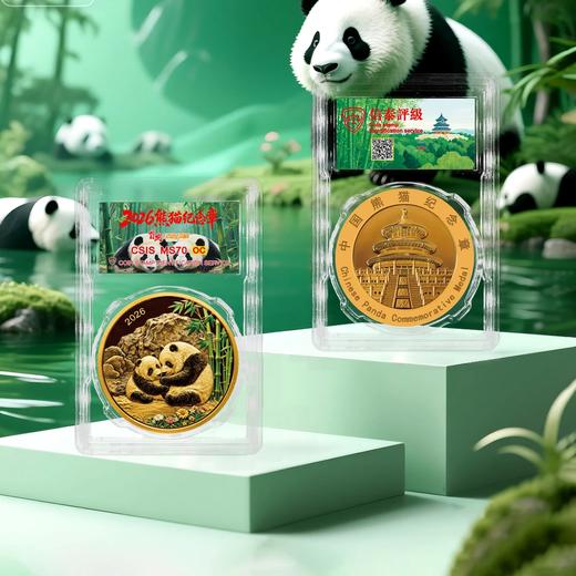 2026年大熊猫纪念章单枚封装版    商品图0