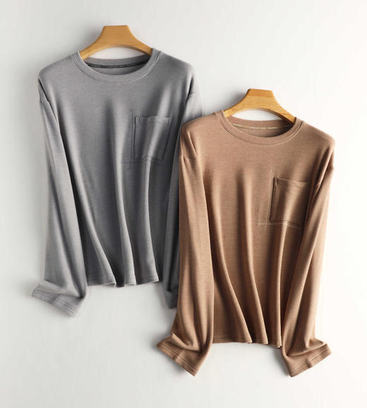 女款ARC空气层落肩口袋家居套装 商品图1