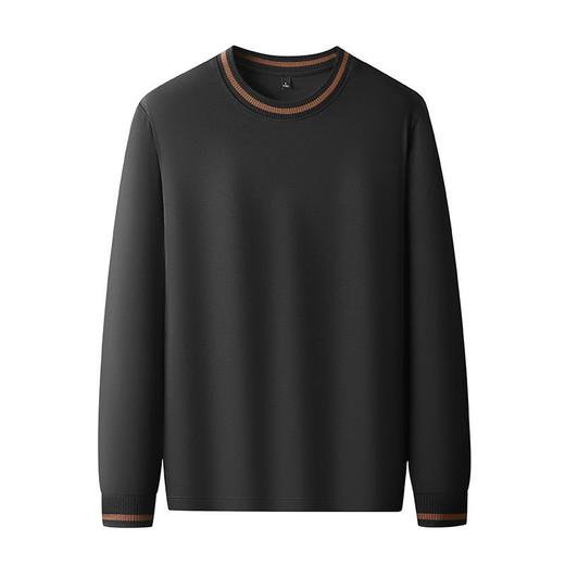 【7A抗菌蛋白肽养肤男士打底衫】长袖圆领t恤男商务休闲7A抗菌贴身打底衫内搭保暖秋冬季纯色上衣 商品图4