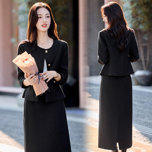 时尚套装裙2025秋季新款韩系独特超好看高级感职业气质一整套穿搭XBY8938 商品图3