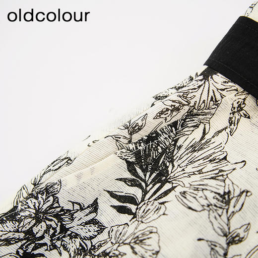 oldcolour欧珂春季新款商场同款时尚宽松碎花半身裙女Q140607A1 商品图2