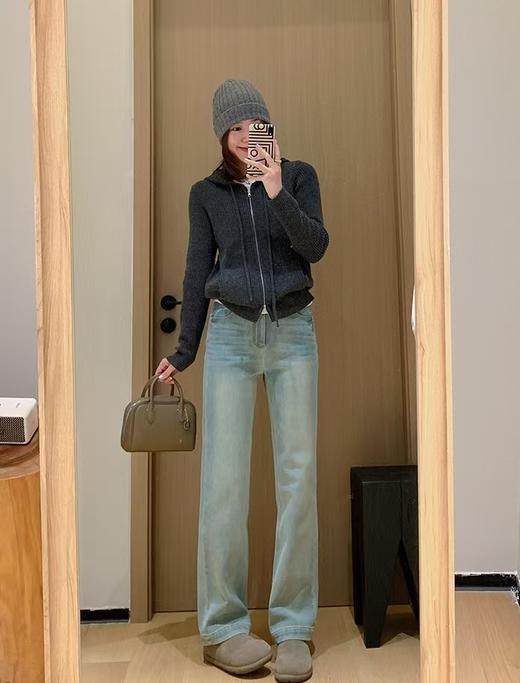 土耳其新作高光水洗抓绒青青薯条裤 商品图5