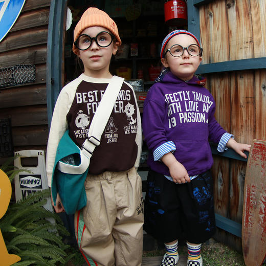 日本DD童装 DENIM DUNGAREE 斜纹布企鹅 PENNIE 棒球长裤 商品图3