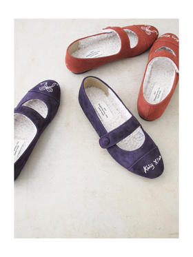 Kaiy Xiao 魔法学院系列  KAIYXIAO GIRL 绑带毛绒刺绣玛丽珍