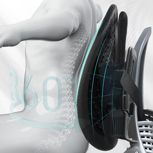 【四季通用腰靠垫】腰靠办公室久坐靠垫人体工学汽车腰靠座椅护腰靠枕 商品图1