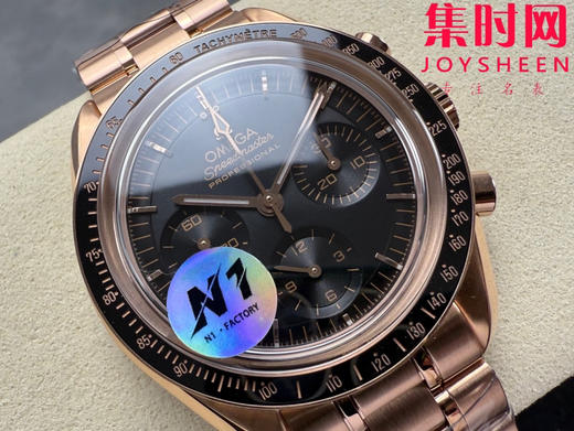 N1欧米茄超霸计时系列 超霸月球表 第四代超霸 金超霸 定制透底Cal.3861手动上链机械机芯 男士腕表 表径42mm 商品图1