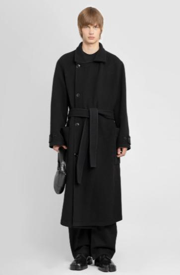 男款单排扣羊毛大衣he013 商品图3