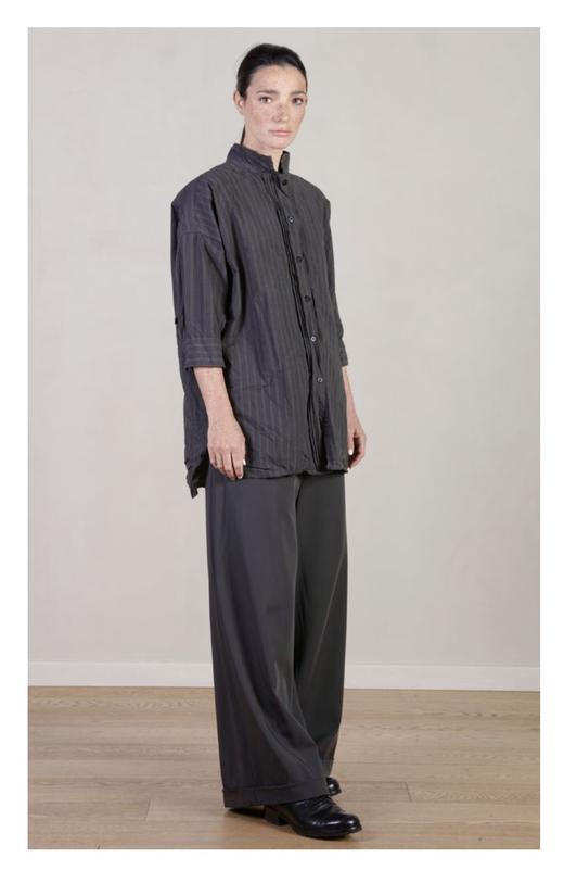 Bergfabel小立领中长款衬衣 商品图10