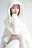 美麻了美麻了，妥妥的女神一枚。背后小标连帽面包羽绒服C111066 商品缩略图10