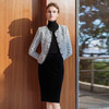 IWY/小香风千鸟格西装套裙女秋冬收腰显瘦高级感名媛职业装正装CS2515 商品缩略图1