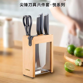 苏泊尔悦系列六件套尖锋刀具TK2122Q