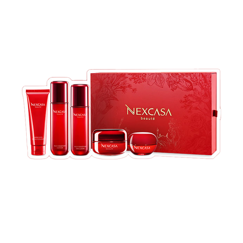 【4.4】芮呵诗雅依克多因紧致弹润花妍礼盒（洁面+水+乳+霜+眼霜）  送230039高姿PRO-双萃焕活修护精华油30ml