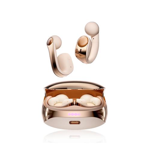 索爱夹耳气传导蓝牙耳机 GK12鎏金粉 商品图2