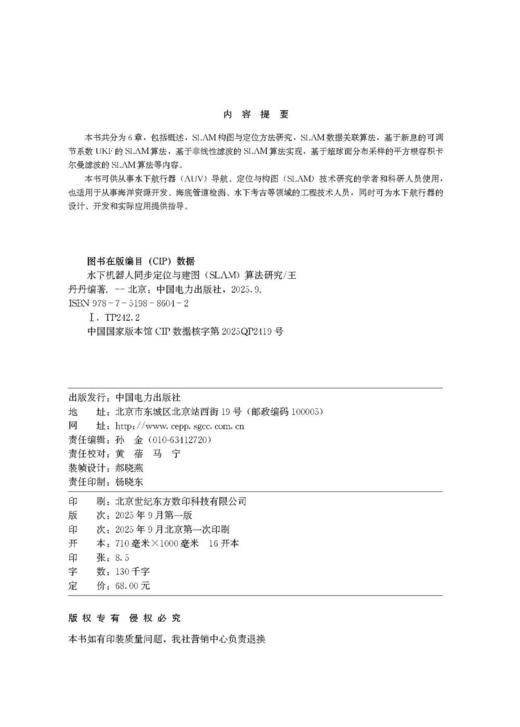 水下机器人同步定位与建图（SLAM）算法研究 商品图3