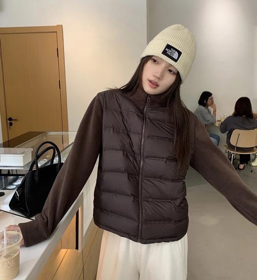 老米优品🎈3-5天《 新国标90白鸭绒 ☀ 摇粒绒拼接小轻绒保暖羽绒外套》柔暖亲肤，防风暖护，炒好穿搭的羽绒服~WT251110A 商品图2