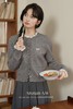 鹿向南「秋风日记」法式毛衣半身裙两件套2025秋冬季灰色时尚套装 商品缩略图5